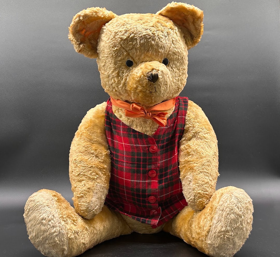 Prachtige Antieke Teddybeer 80 cm-32,5 inch / (Steiff / Mohair) - Jaren 30/40/50