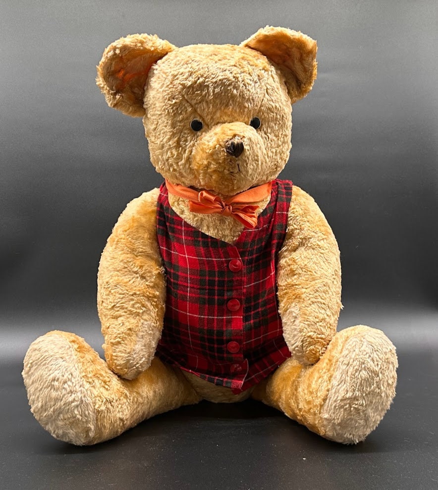 Prachtige Antieke Teddybeer 80 cm-32,5 inch / (Steiff / Mohair) - Jaren 30/40/50
