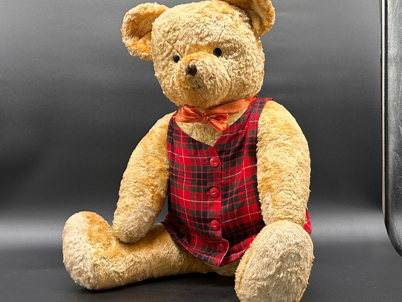 Prachtige Antieke Teddybeer 80 cm-32,5 inch / (Steiff / Mohair) - Jaren 30/40/50