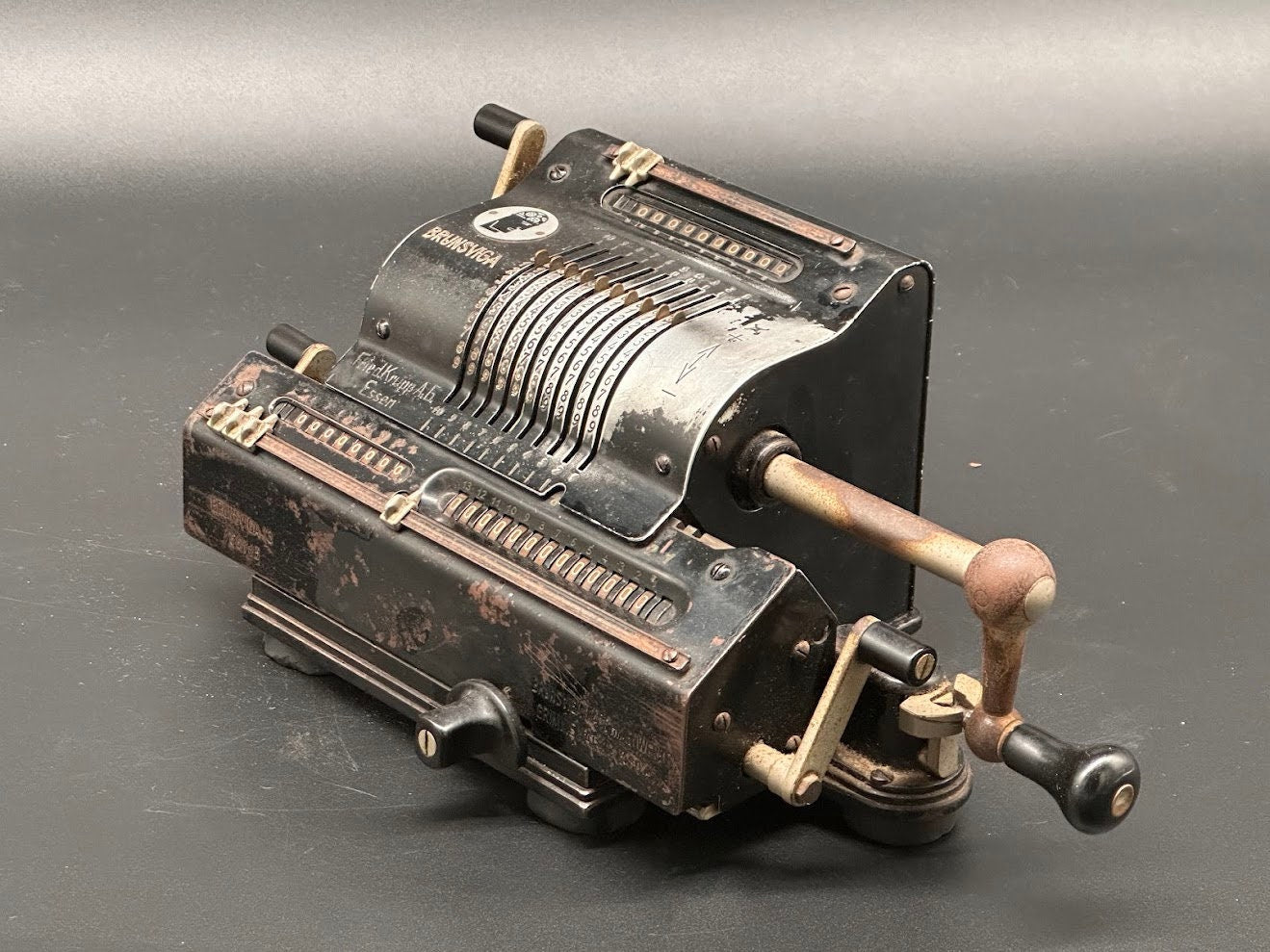 Very Unique! - Brunsviga 13 Antique Calculator - Vintage office machine