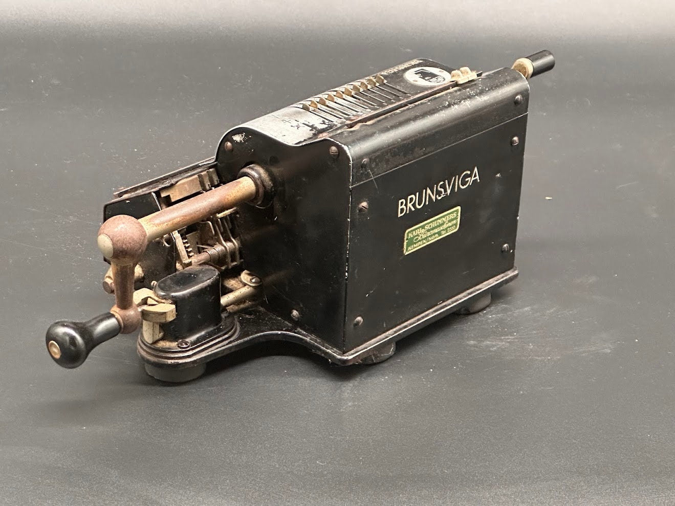 Very Unique! - Brunsviga 13 Antique Calculator - Vintage office machine
