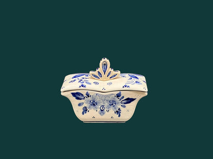 Delfts Blauwe Boterschaal (Botervloot) - Perfecte vintage conditie - Delft- Handwerk - Handgeschilderd - Verzamelopbject - Nederland