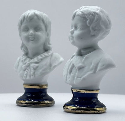 Prachtige Capodimonte Bustes - Meesterwerken uit het Midden van de 20e Eeuw - Vintage Kunstwerken