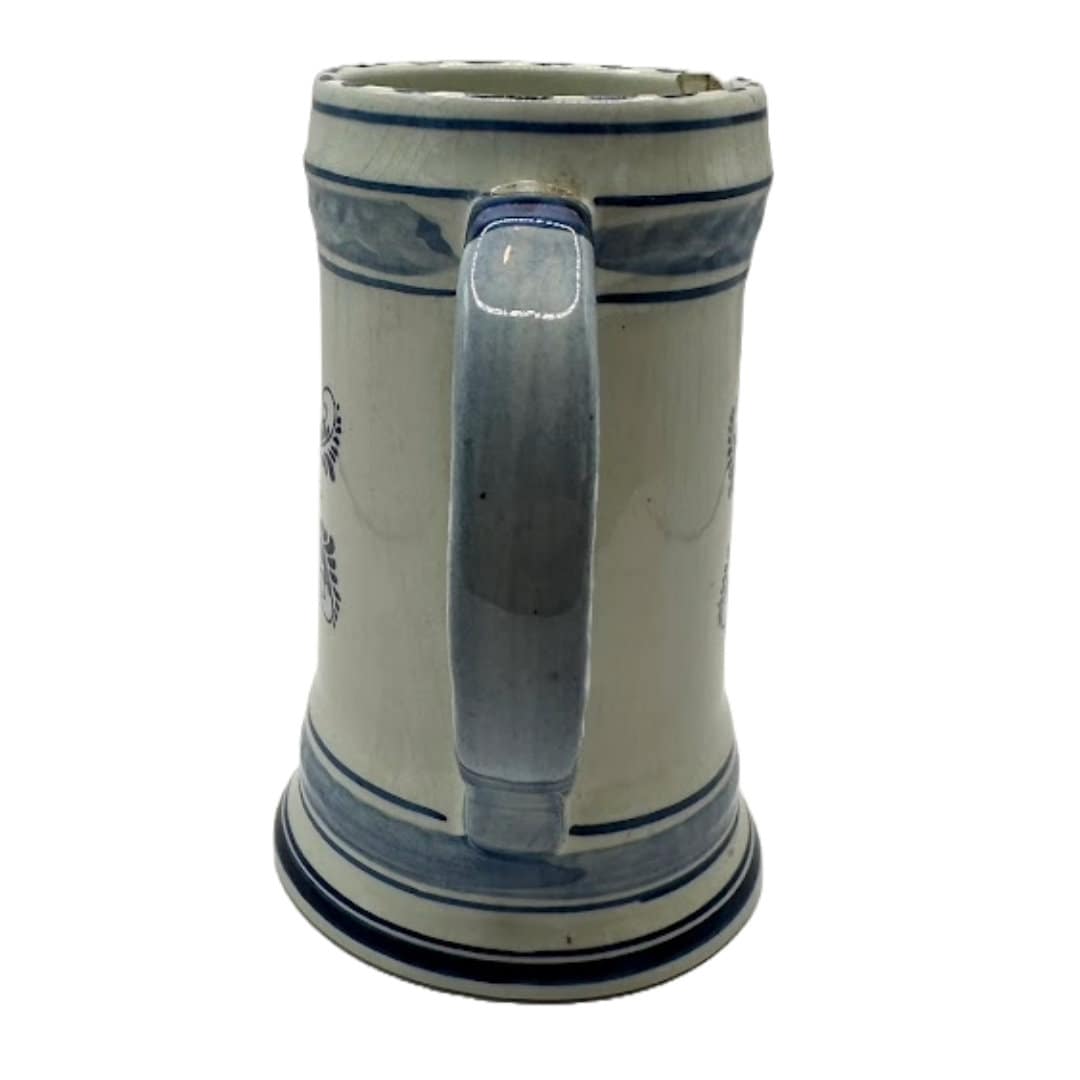 Vintage Delft Blue Beer Mug - Unique collector's item from G.K.B. Delft for Artois Brewery