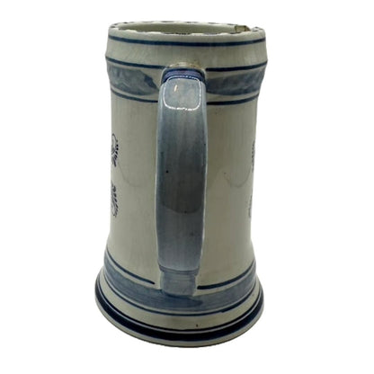 Vintage Delft Blue Beer Mug - Unique collector's item from G.K.B. Delft for Artois Brewery