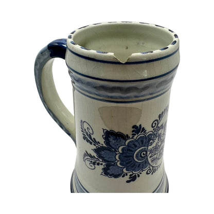 Vintage Delft Blue Beer Mug - Unique collector's item from G.K.B. Delft for Artois Brewery