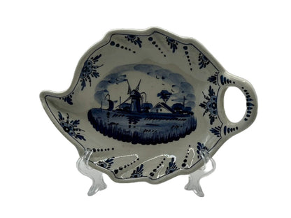 Liefelijk Delfts Blauw Schaaltje - Prachtig Stukje Nederlands Aardewerk!