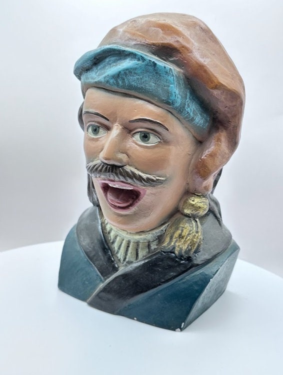 Vintage "Gaper" (Intec) - Collectible - 1950-1970 - 21 cm (8.5 inches) high - No. 39 - Ground natural stone - Unique object