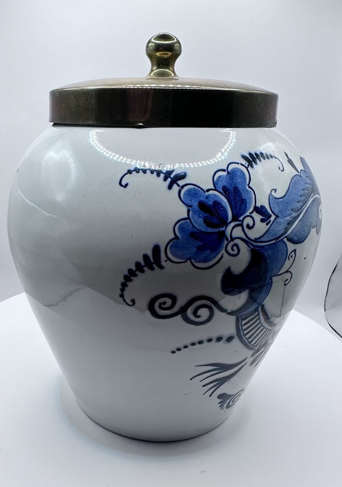 Authentieke Delfts Blauwe Tabakspot - 18 CM / 7,1 inch - Top conditie!