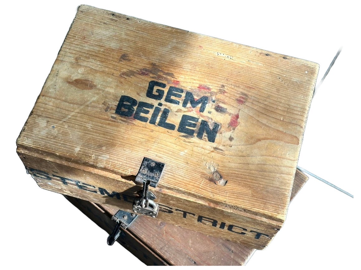 Vintage Nederlandse Stemkisten uit Beilen