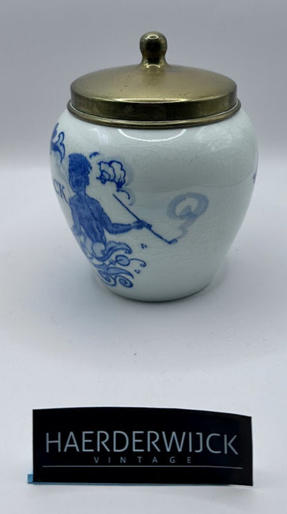 Authentieke Delfts Blauwe Tabakspot - 18 CM / 7,1 inch - Top conditie! - Zenith