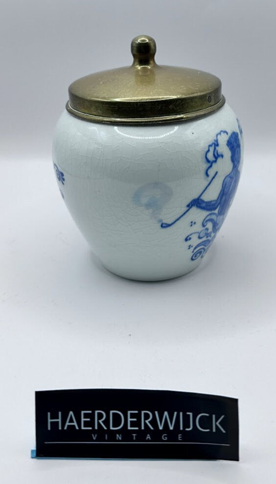 Authentieke Delfts Blauwe Tabakspot - 18 CM / 7,1 inch - Top conditie! - Zenith