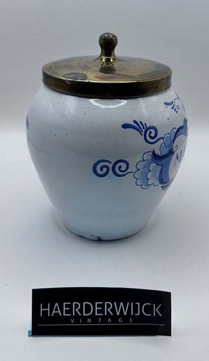 Authentieke Delfts Blauwe Tabakspot - 18 CM / 7,1 inch - Top conditie!