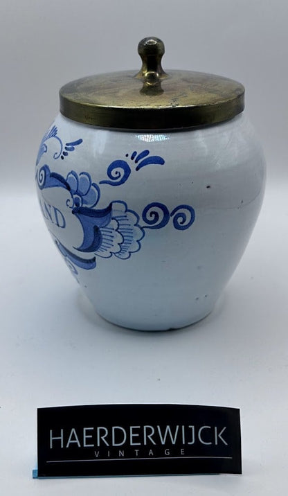 Authentieke Delfts Blauwe Tabakspot - 18 CM / 7,1 inch - Top conditie!