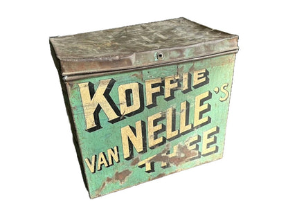 Prachtige groot vintage Van Nelle koffieblik