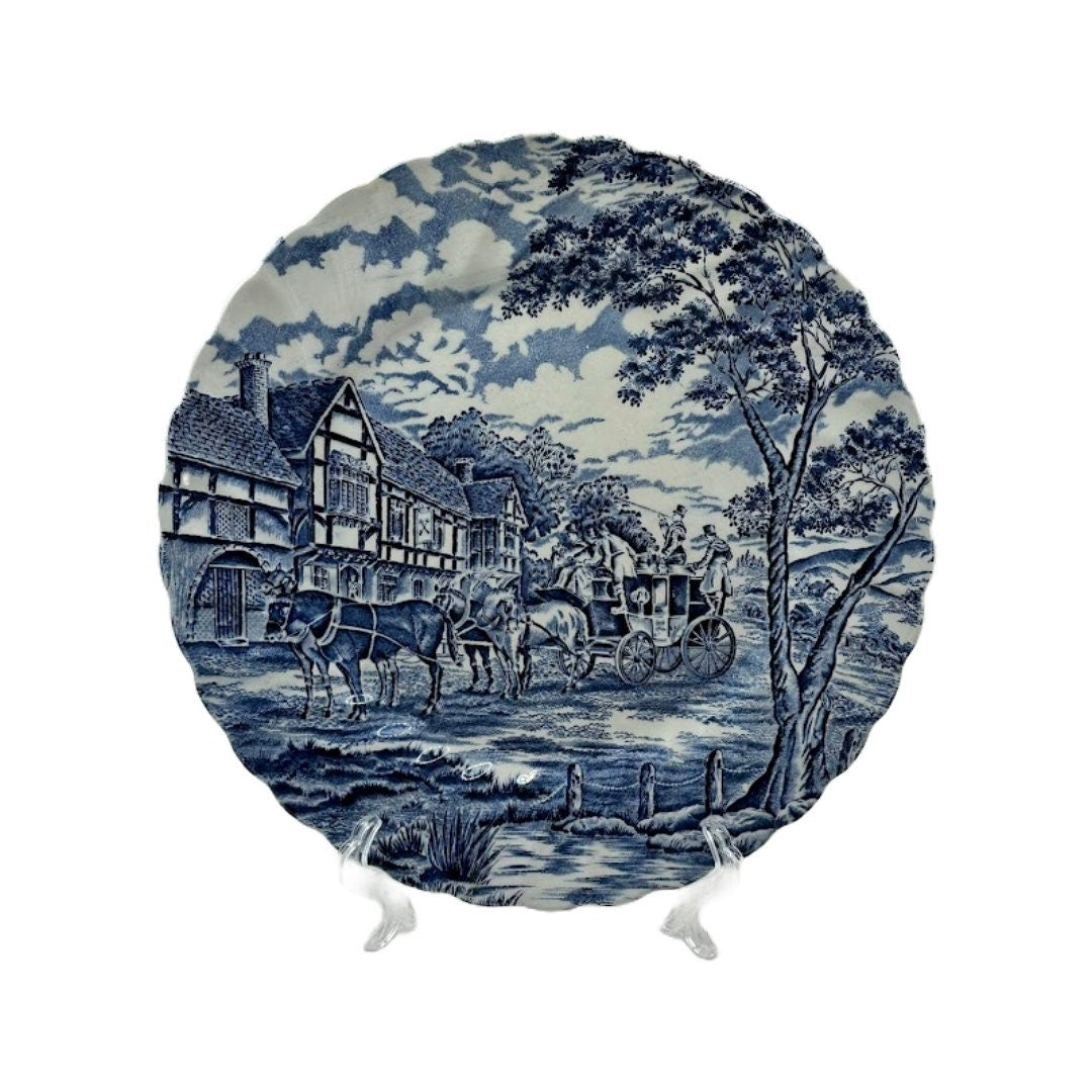 Elegant Plate from Staffordshire Royal Mail - Classic Collection Piece