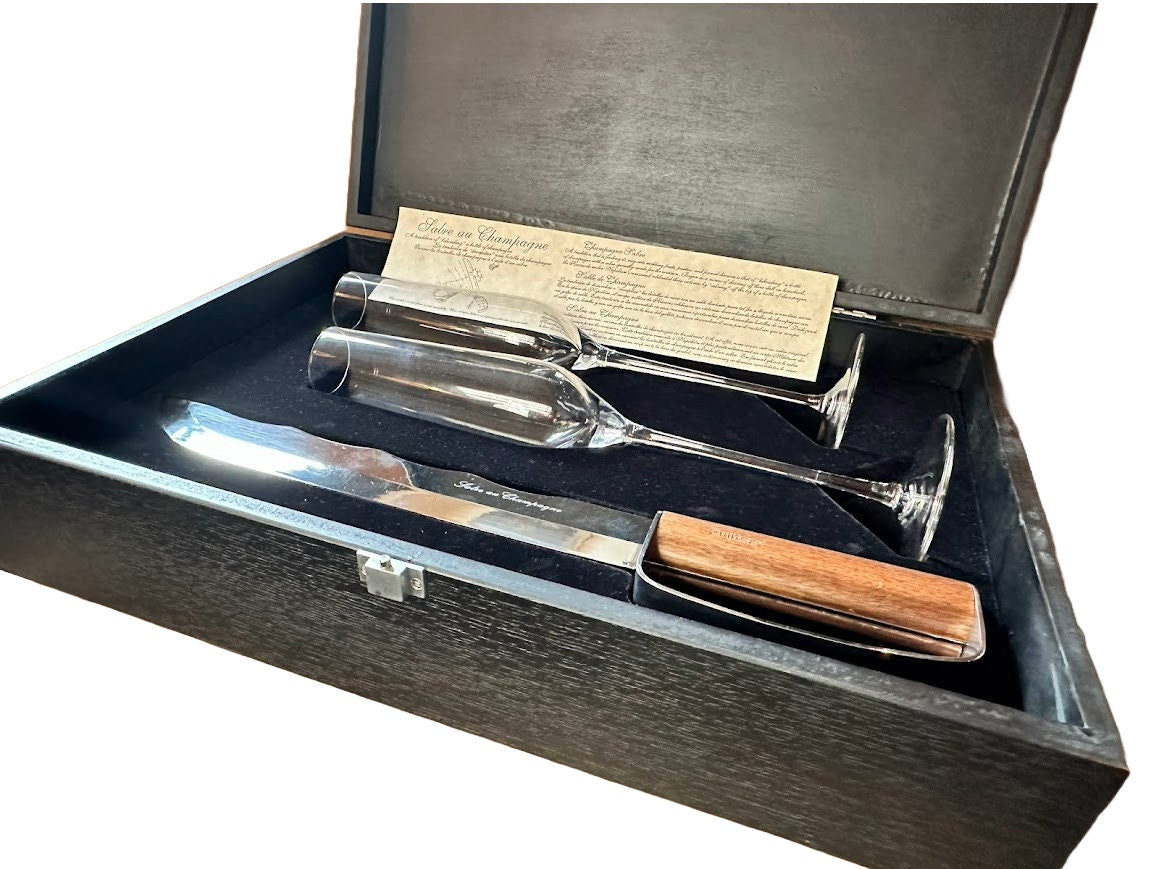 Vintage Saber Champagne Set: Elegant Tradition for Festive Moments!