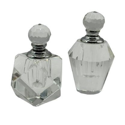 Set of Vintage French Perfume Bottles - Ornate Collectibles