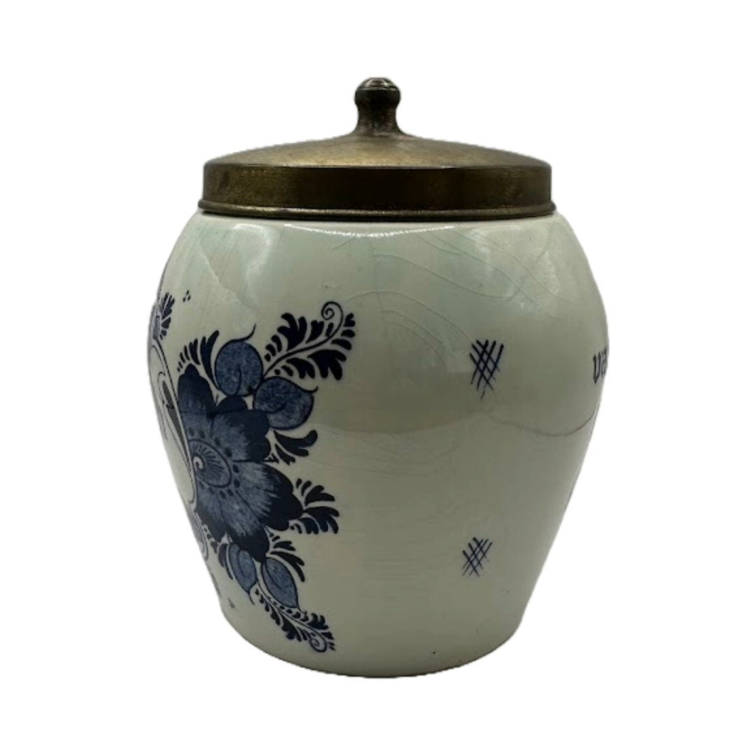 Authentieke Delfts Blauwe Tabakspot - 17 CM / 7 inch - Top conditie!