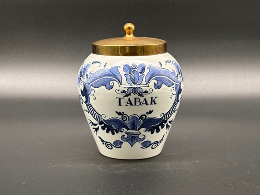 Authentieke Delfts Blauwe Tabakspot - 18 CM / 7,1 inch - Top conditie!