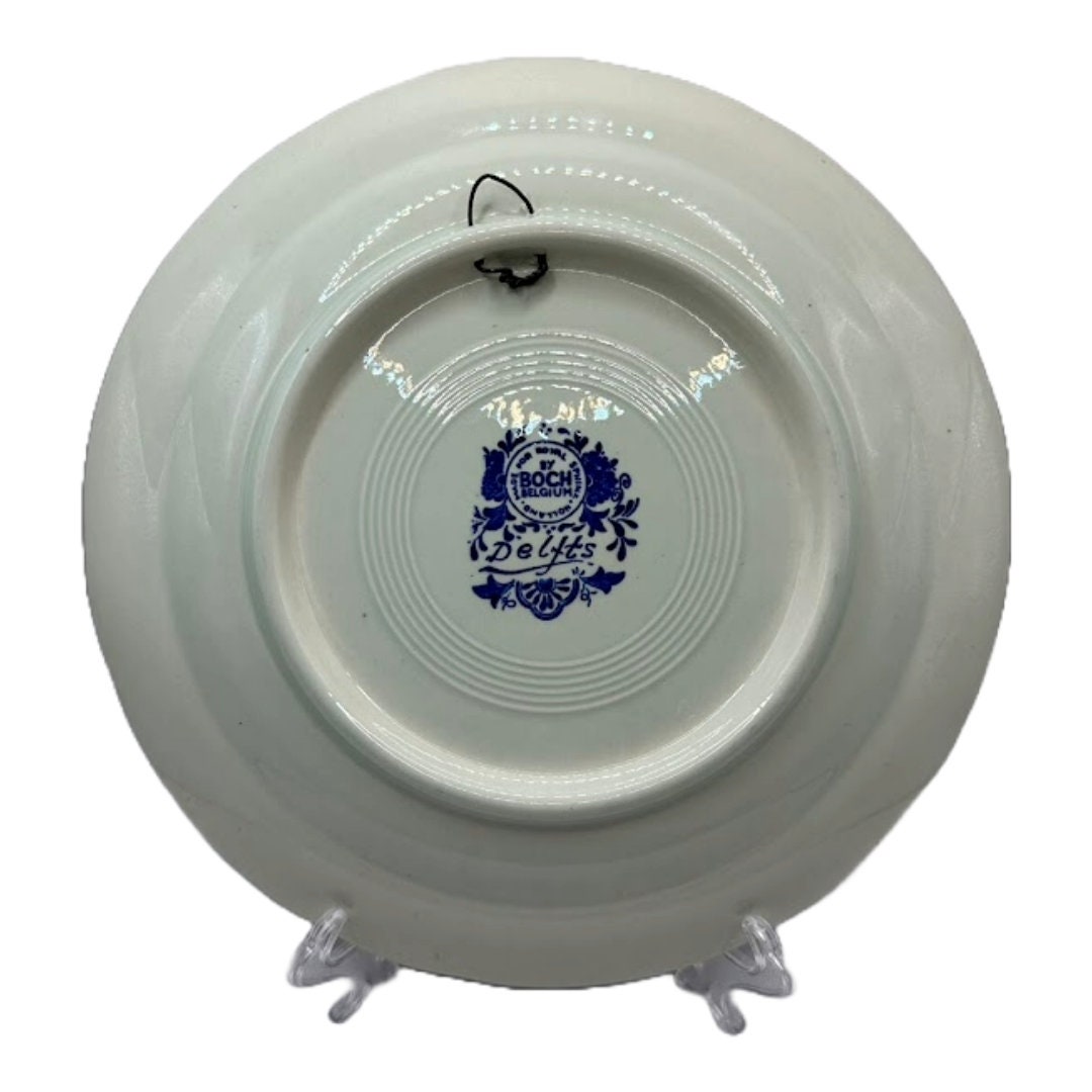 Prachtig Delfts Blauw Wandbord van Royal Boch - Jaren '50 Vintage