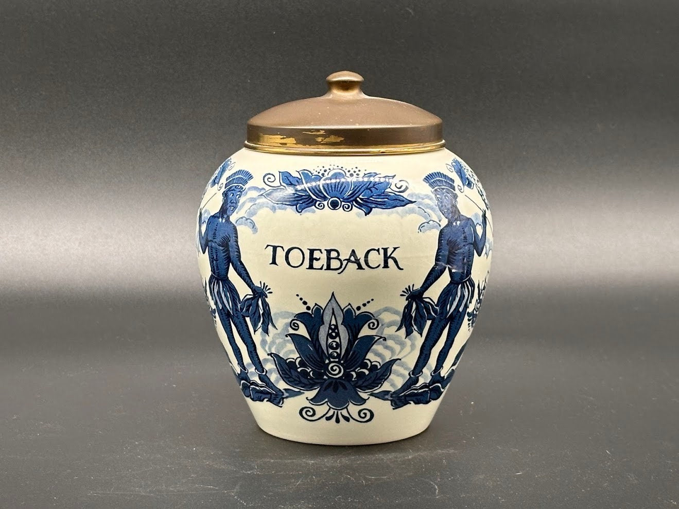 Authentieke Delfts Blauwe Tabakspot - 18 CM / 7,1 inch - Top conditie!