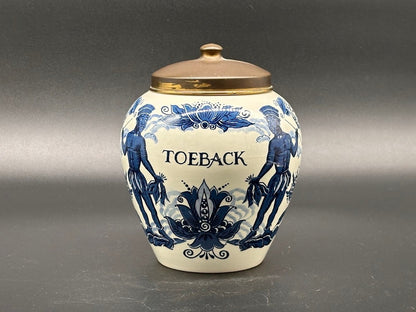 Authentieke Delfts Blauwe Tabakspot - 18 CM / 7,1 inch - Top conditie!