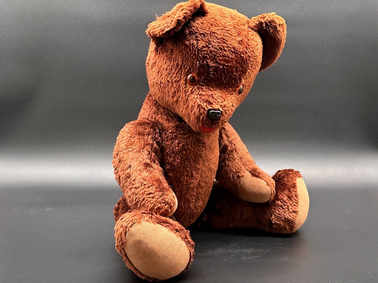 Beautiful Antique Brown Teddy Bear 50 cm-20 inch / (Steiff / Mohair) - 1930s/40s/50s