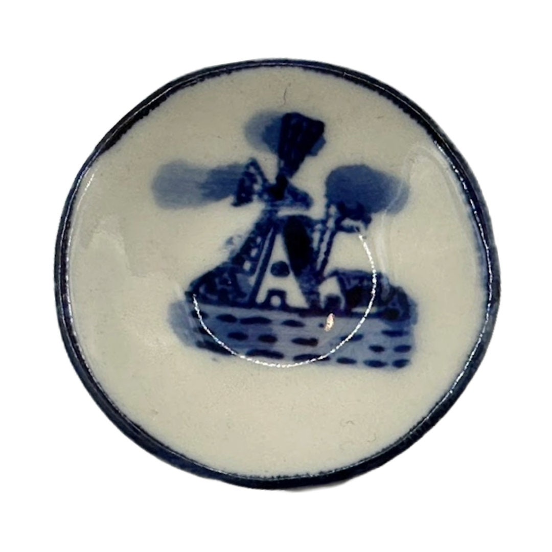 Prachtig Delfts Blauw Miniatuur Poppenservies - Een Stukje Nederlandse Traditie!