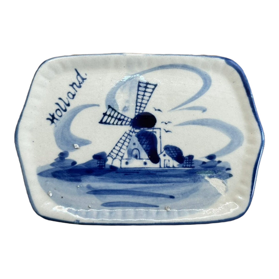 Prachtig Delfts Blauw Miniatuur Poppenservies - Een Stukje Nederlandse Traditie!