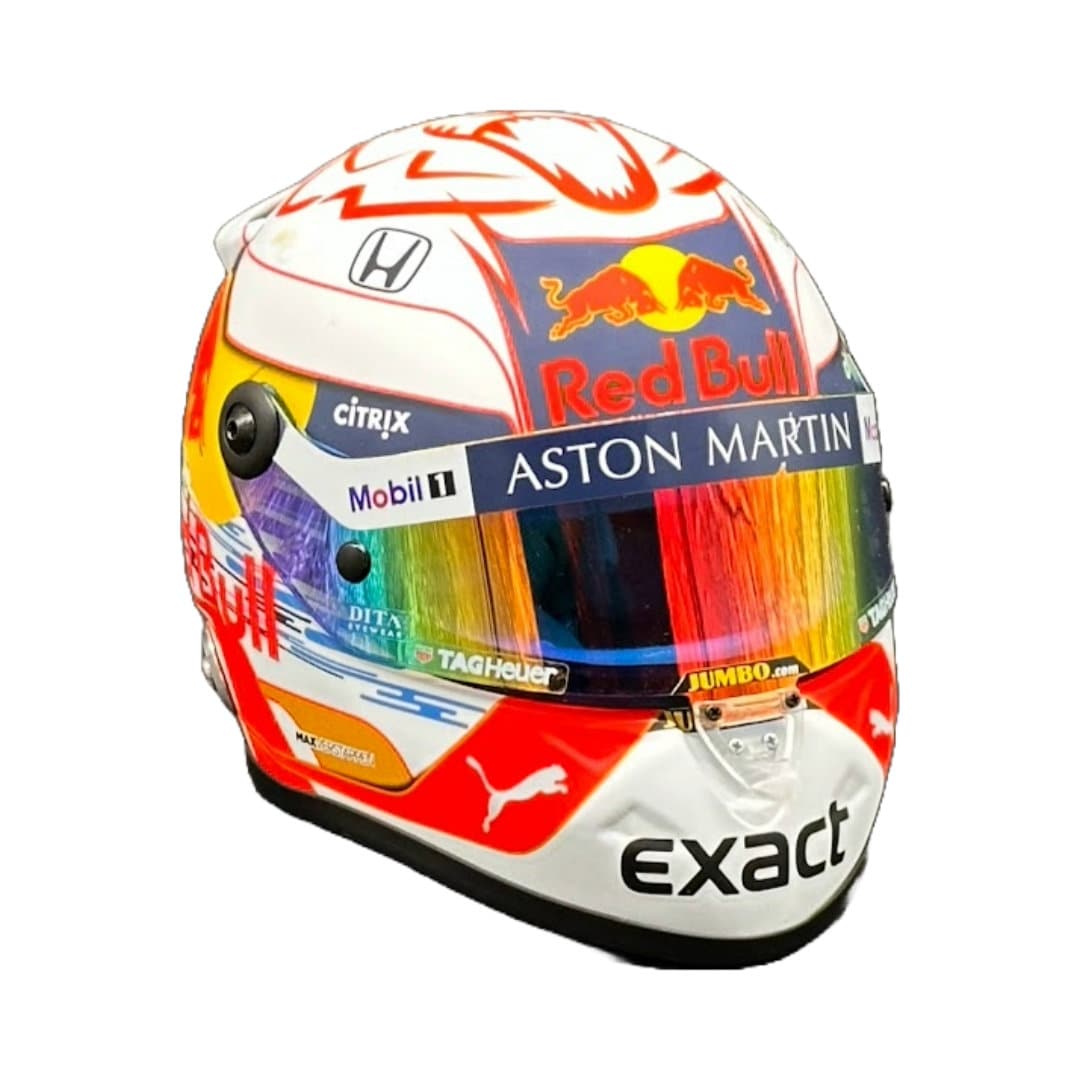 Max Verstappen Racehelm - Schaamodel - 1:2 - Red Bull - Formule 1