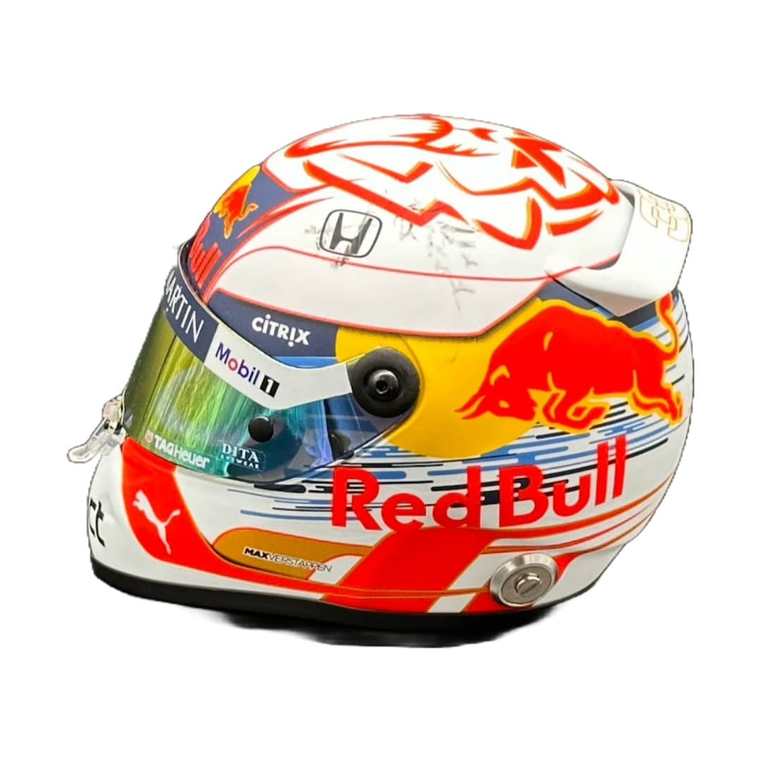 Max Verstappen Racehelm - Schaamodel - 1:2 - Red Bull - Formule 1