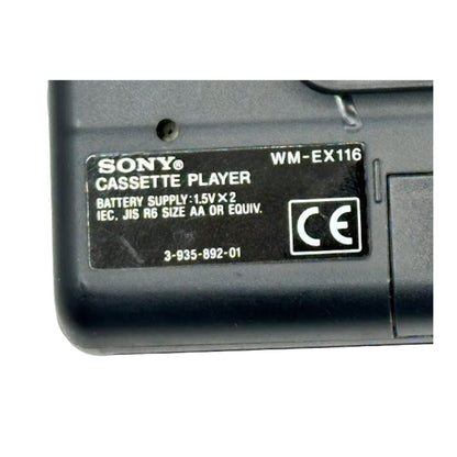 Sony Walkman - WM-EX116 - Vintage - Cassete - Retro - Popular - Collectible - Free shipping