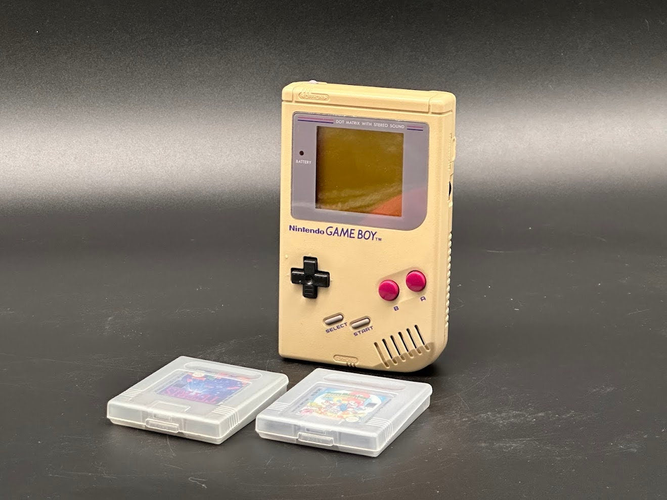 GameBoy Classic + 2 games - Vintage Gaming - 90's - Nintendo - Mancave - Gifts for men
