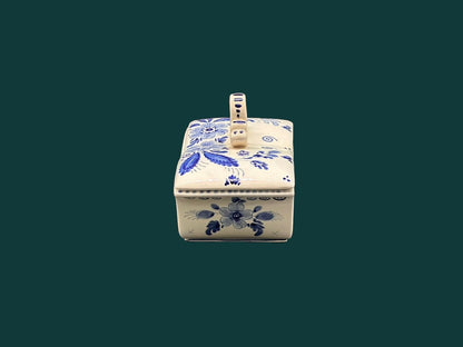 Delfts Blauwe Boterschaal (Botervloot) - Perfecte vintage conditie - Delft- Handwerk - Handgeschilderd - Verzamelopbject - Nederland