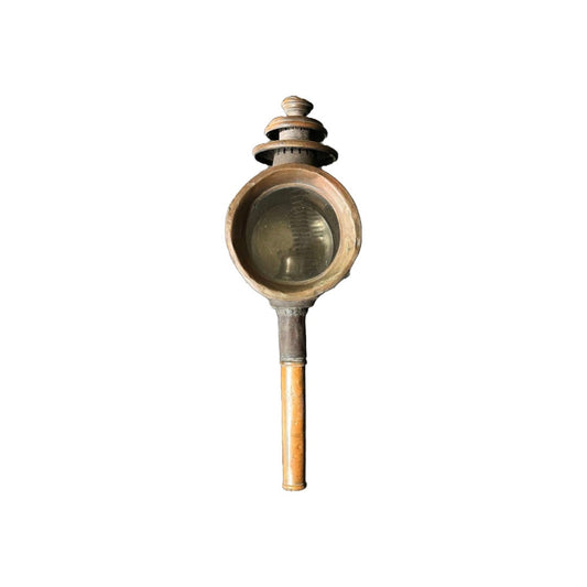 Antieke Koetslamp - Authentiek Vintage Stuk voor Elegante Decoratie!
