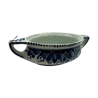 Vintage Delfts Blauwe Serveerkom - Tijdloze Schoonheid voor Jouw Tafel!
