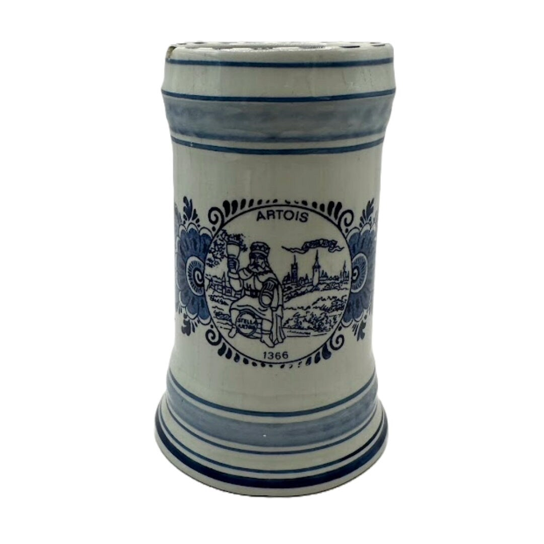 Vintage Delft Blue Beer Mug - Unique collector's item from G.K.B. Delft for Artois Brewery