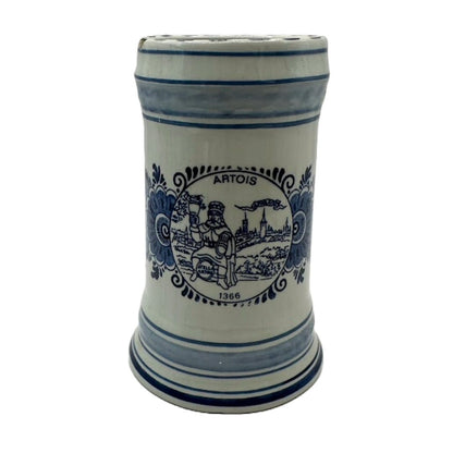 Vintage Delft Blue Beer Mug - Unique collector's item from G.K.B. Delft for Artois Brewery