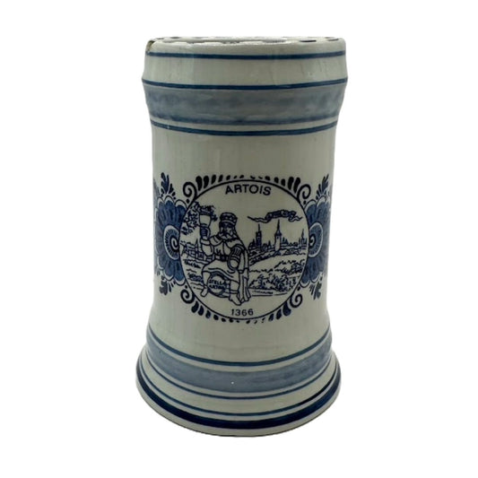 Vintage Delfts Blauwe Bierpul - Uniek verzamelobject van G.K.B. Delft voor Artois Brouwerij