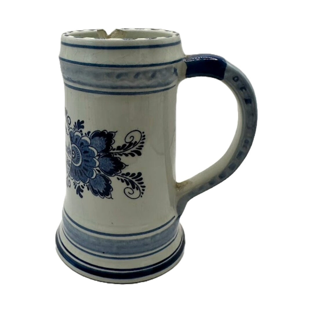 Vintage Delft Blue Beer Mug - Unique collector's item from G.K.B. Delft for Artois Brewery