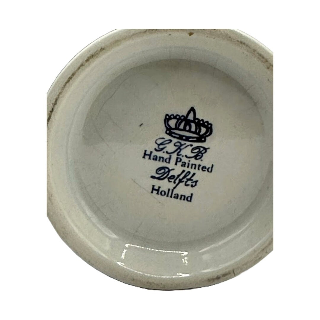 Vintage Delft Blue Beer Mug - Unique collector's item from G.K.B. Delft for Artois Brewery