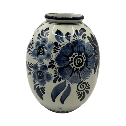 Betoverend Delfts Blauw Mini Vaasje - Prachtig Decoratief Stuk!