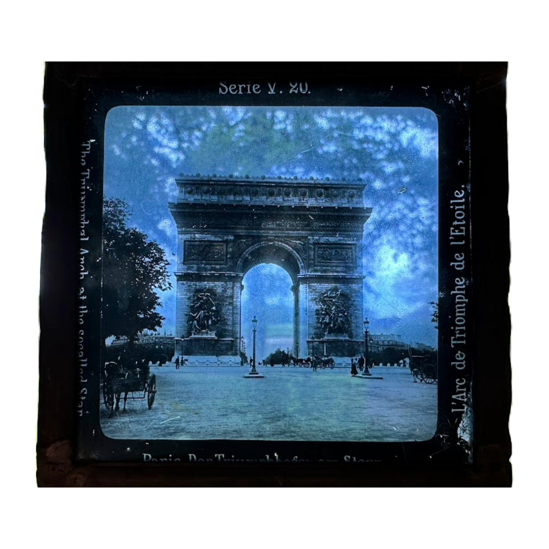 Unique Stained Glass Tableau from 19th Century Paris - Historic Beauty for Your Home!