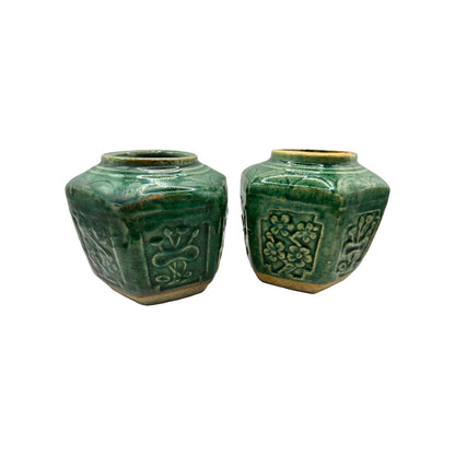 Beautiful Hexagonal Chinese Ginger Jars - Traditional Beauty for your Interior!