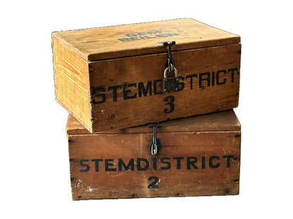 Vintage Nederlandse Stemkisten uit Beilen