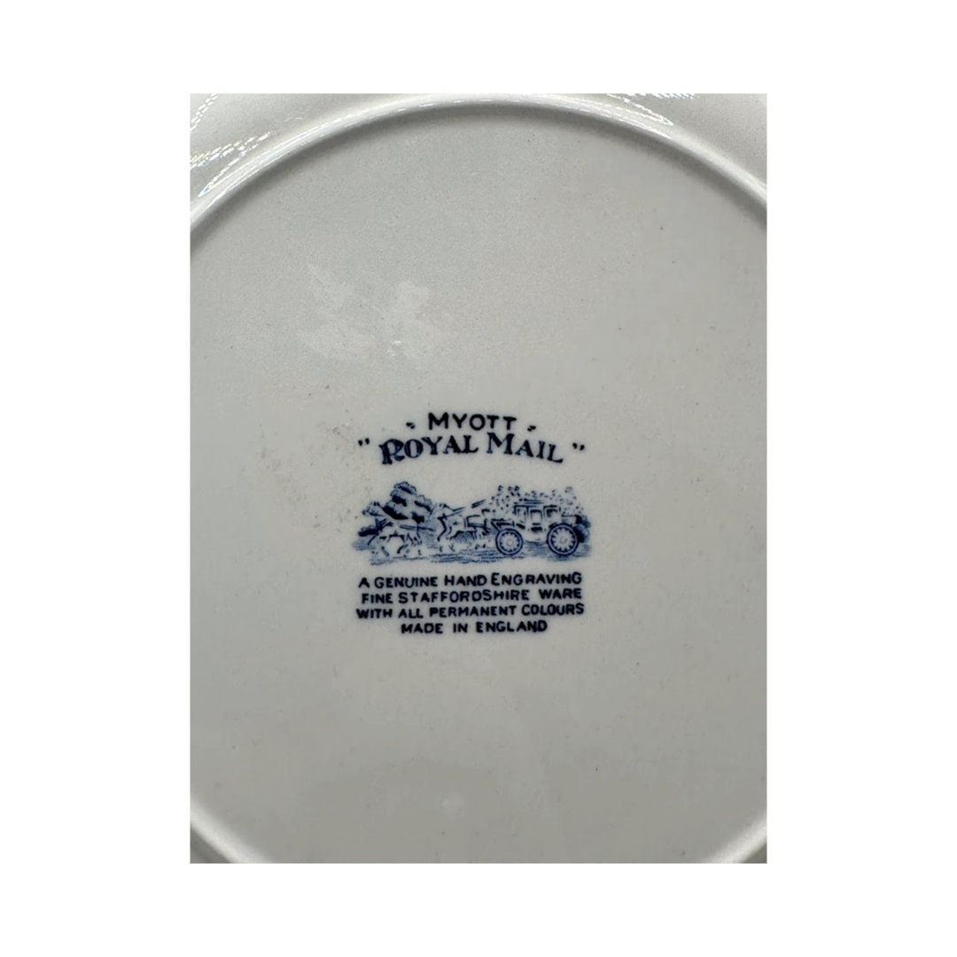 Elegant Plate from Staffordshire Royal Mail - Classic Collection Piece