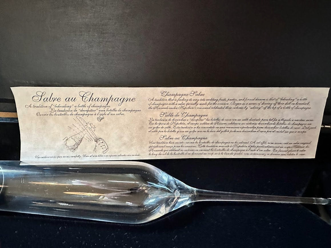 Vintage Saber Champagne Set: Elegant Tradition for Festive Moments!