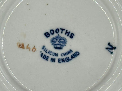 Beautiful set of 2 cups and saucers in Chinese style from Booth Silicon from England!