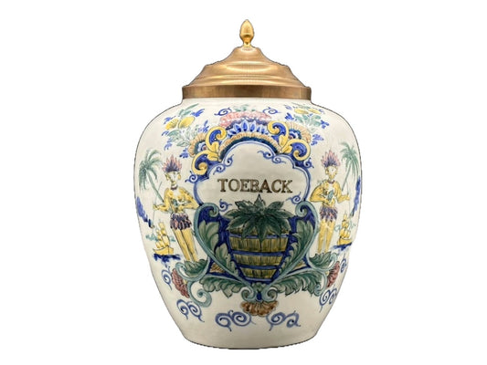 Fantastisch Antieke Tabakspot - Delfts Blauw - Vintage - Antiek - Gift - Cadeau - Homedecor - Interieur